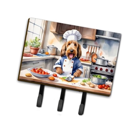 Otterhound The Chef Leash or Key Holder 6 in x 9 in