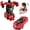 Red, variant on Toy Cars for 2-7 Year Old Boys, Transforming Toys Cars for 3 Year Old Boys and Toddlers, Robot Cars Toys for 4 Year Old