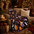thumbnail image 3 of Whimsical autumn celebration Gnome Fest, Warm Flannel Blanket for Living Room and Reading Nook, Festive autumn celebration Scene, Art Lovers autumn celebration Gift, Festive Home Decor, 3 of 9