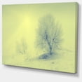 thumbnail image 2 of Beautiful Winter Snow Valley - Large Landscape Canvas Art, 2 of 4