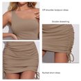 thumbnail image 3 of Vestido de un hombro vestido corto suave y elegante con cordón elegante para ir de compras y citas ANGGREK Otros, 3 of 6