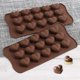 thumbnail image 5 of Juego de moldes de chocolate con forma de corazón de 15 cavidades de 4 piezas Corazón de San Valentín de silicona, kaili Sencillez, 5 of 5
