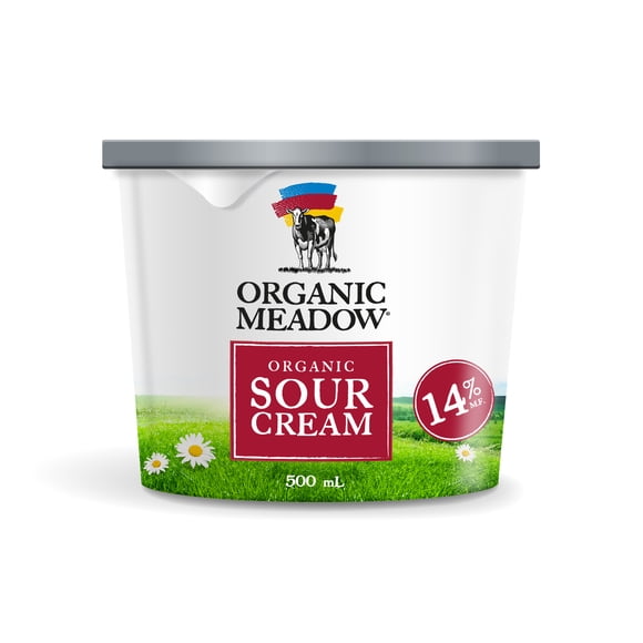 Organic Meadow Organic Sour Cream 14% M.F., Plain