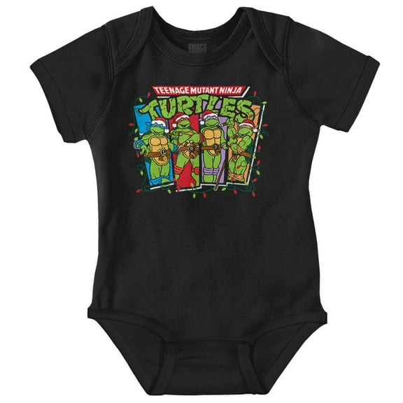 TMNT Ninja Turtle Christmas Comic Baby Romper Boys or Girls