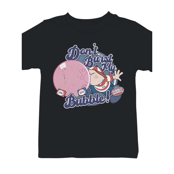 Officially Licensed Dubble Bubble Don't Burst My - Retro Design Youth's T-shirt
