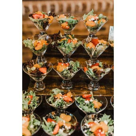 Salad Appetizer Cups Dressing Forks Set for Food Display Set of 25