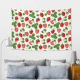 thumbnail image 5 of Xecao Strawberry Print Tapestry, Wall Hanging Room Funny Decor, Backdrop Room Decor for Bedroom Living Room dormitory, 5 of 8