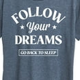 thumbnail image 3 of Instant Message - Follow Your Dreams - Women's Short Sleeve Graphic T-Shirt, 3 of 6
