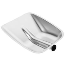 ifundom Durable Stainless Steel Snow Shovel Portable Lightweight Silver for Removal