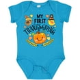 thumbnail image 3 of Inktastic My First Thanksgiving Autumn Birds, Pumpkin Boys or Girls Baby Bodysuit, 3 of 5