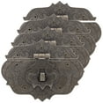 thumbnail image 1 of Shisuyan Multi Color Zinc Alloy Drawer Lock Buckle 4Pcs 3.38X2.52X0.47In, 1 of 9