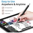 thumbnail image 5 of Capacitive Stylus Pen (4 Pack), Universal Stylist Pens 2 in 1 Precision Series Fine Point Disc Touch Screen for iPhone/iPad/Android/Tablet and All Screens, 5 of 6