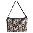 thumbnail image 6 of Jessica Simpson Women's Quilted Insulated Reusable Cooler Lunch Bag Crossbody Tote with 2 Food Containters for Work, Travel, Commute, Recreation, Beach and Picnic in Leopard, 6 of 9