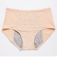 thumbnail image 1 of Ropa interior fisiológica para mujer, a prueba de fugas menstruales, cintura media alta, pantalones sanitarios para tía, 1 of 6