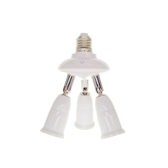E27 divisor 220V 3A bombilla bombilla convertidor de enchufe adaptador de luz mejora de plástico portátil soporte almacén accesorio de almacén 1 a 3 Methold HA059573-02