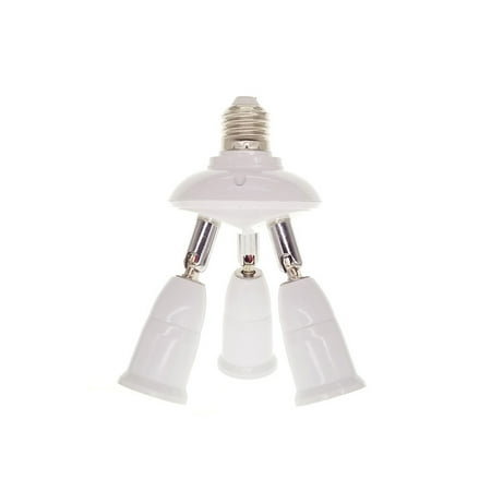 

E27 Splitter 220V 3A Lamp Bulb Socket Converter Light Adapter Improvement Plastic Portable Holder Warehouse Accessory 1 to 3