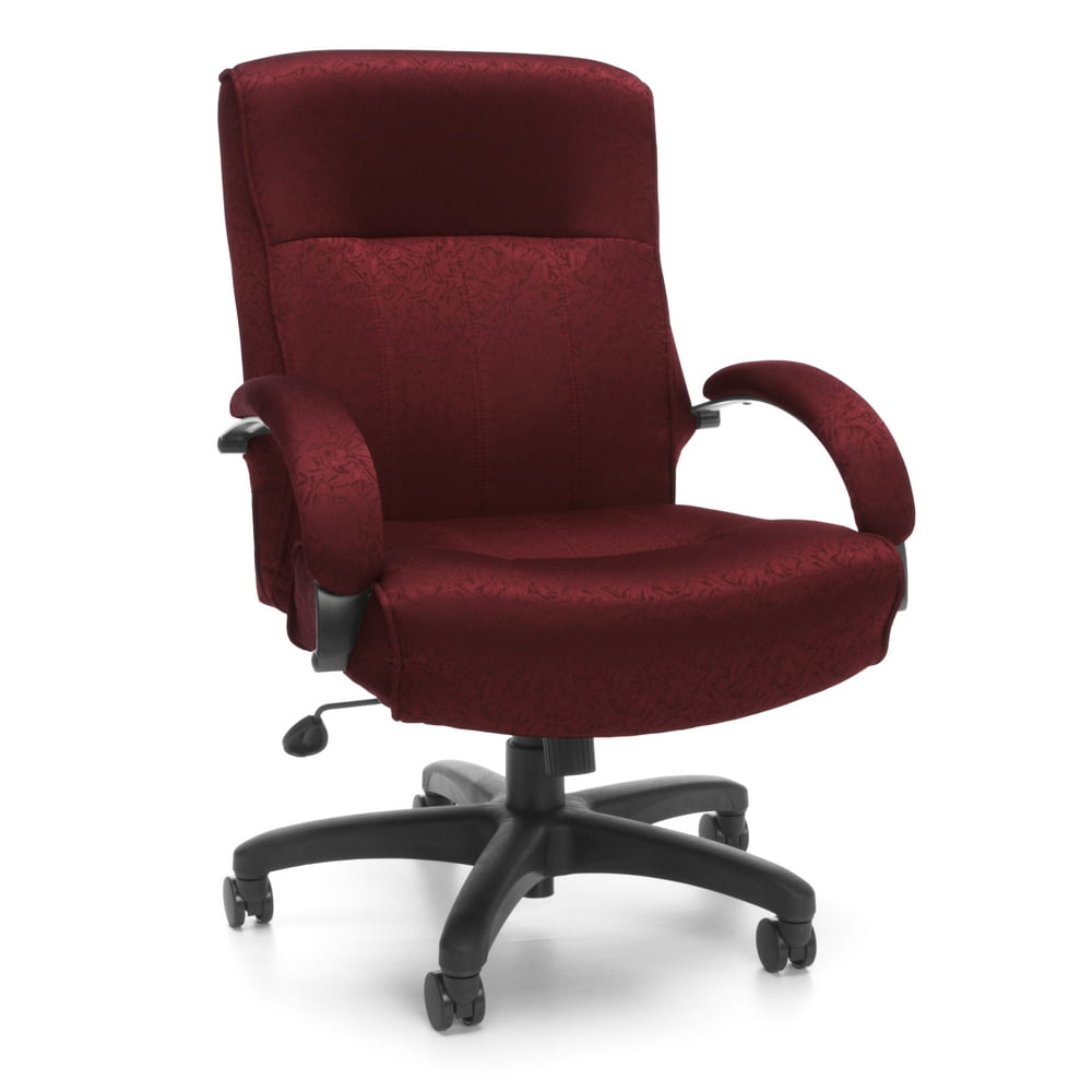 711303 Office Furniture 400 Lbs Capacity Elegant MidBack Design Wheeled Base Big & Tall