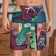 thumbnail image 2 of Comedy Invader Zim Short Sweatpants Summer Daily Cozy Lounge Shorts 3D Printed Beach Shorts Sweatpants With Drawstring And Pockets, 2 of 7