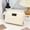 Beige, variant on Large Capacity Corduroy Pencil Case With Multiple Compartments, Portable Zipper Pen Pouch Organizer For Stationery Makeup Storage Travel Office Desk Accessories Organizer