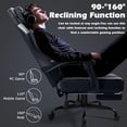 thumbnail image 5 of Waleaf Ergonomic Adult Gamer Chair, 330 lb Computer Chair, Racing Gaming Office Chair, Gamer Height Adjustable Swivel Chair with Lumbar Support and Headrest, 5 of 8
