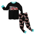 thumbnail image 6 of Gubotare Little Boys Pajamas 2 Pieces Long Set Cotton Sleepwear Kids Excavator Pjs Toddler Winter Clothes Jammies Size 2-7T Black,Size 2-3 Years, 6 of 6