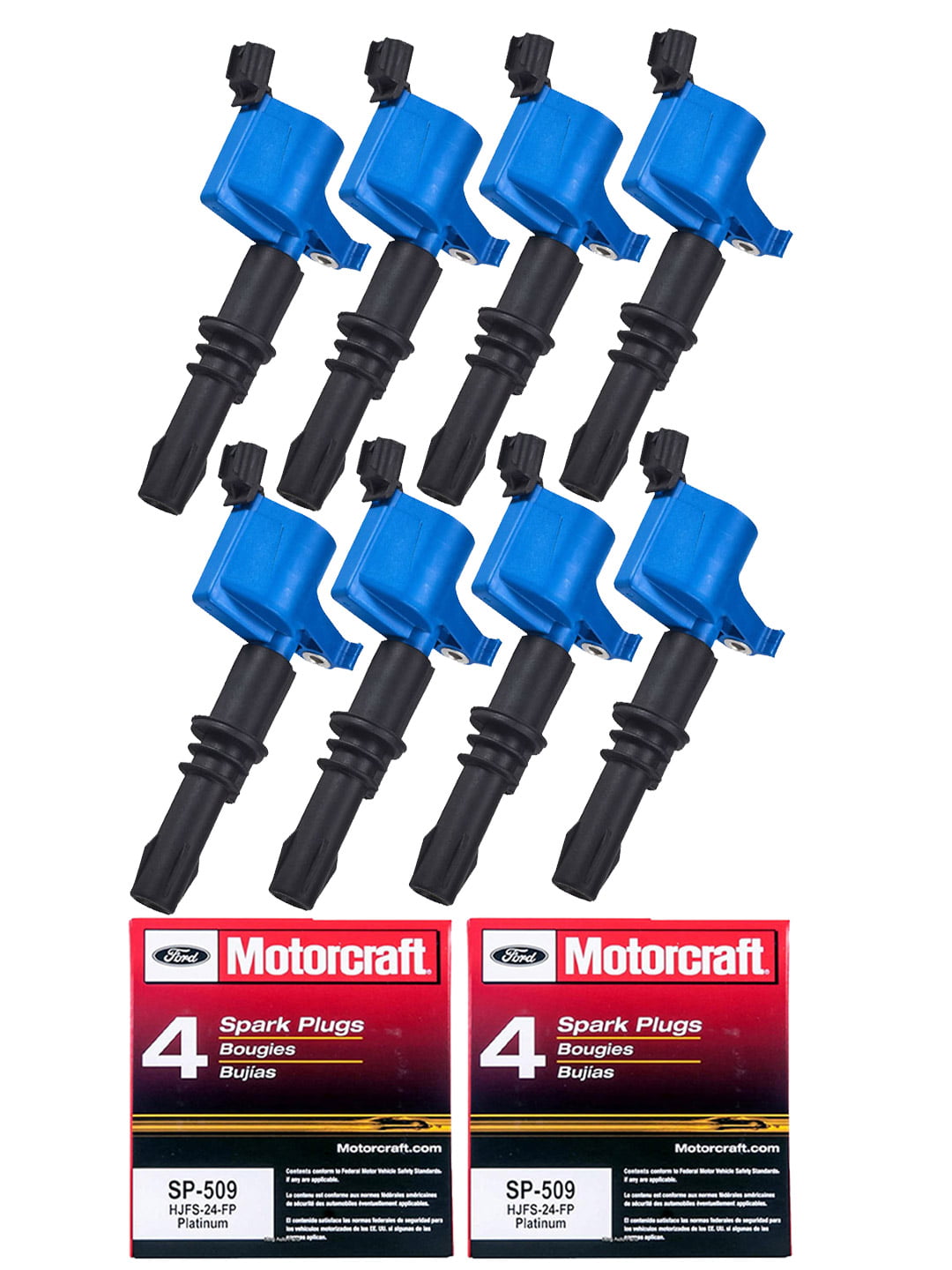 Motorcraft Spark Plug For 1999-2000 Ford F150 New Ignition Coil 1 1 +