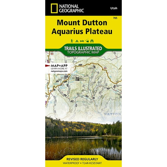 National Geographic Trails Illustrated M Mount Dutton, Aquarius Plateau Map, Book 705, (Paperback)