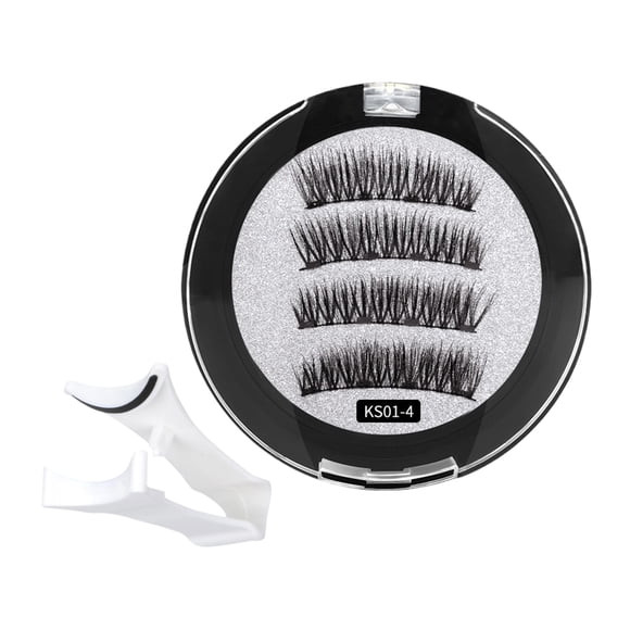 Vogacara Pestañas postizas duraderas en varios estilos, suministros de extensión de pestañas, precio asequible Difuminador de ojos KS01-4