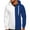 Blue, variant on ZCFZJW Mens Color Block Print Hoodie Tops Long Sleeve Zip Up Drawstring Hooded Sweatshirts Lightweight Cozy Pullover Coat with Pockets White XL