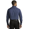thumbnail image 2 of Port Authority 1182632 Micro Tattersall Easy Care Shirt, Navy & Heritage Blue - 3XL, 2 of 4