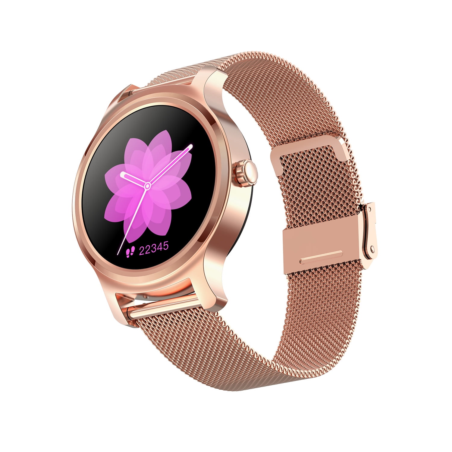 OWSOO SMA- Smart Watch Round Touch Screen Silicone Band Waterproof Call  Reminder Step Count Sleep Heart Rate Fitness Monitoring Couple Men Women  Sports Smartwatch - Walmart.com