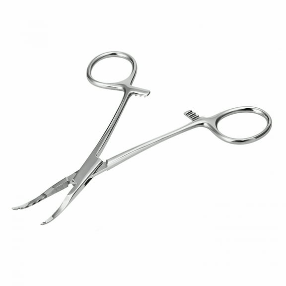 XIRQI Dermal Piercing Clamps Forceps Tools, Dermal Anchor Holder with Internal Dermal Piercing Jewelry Surface Anchor Microdermal Steel Body Piercing Hemostat Tool