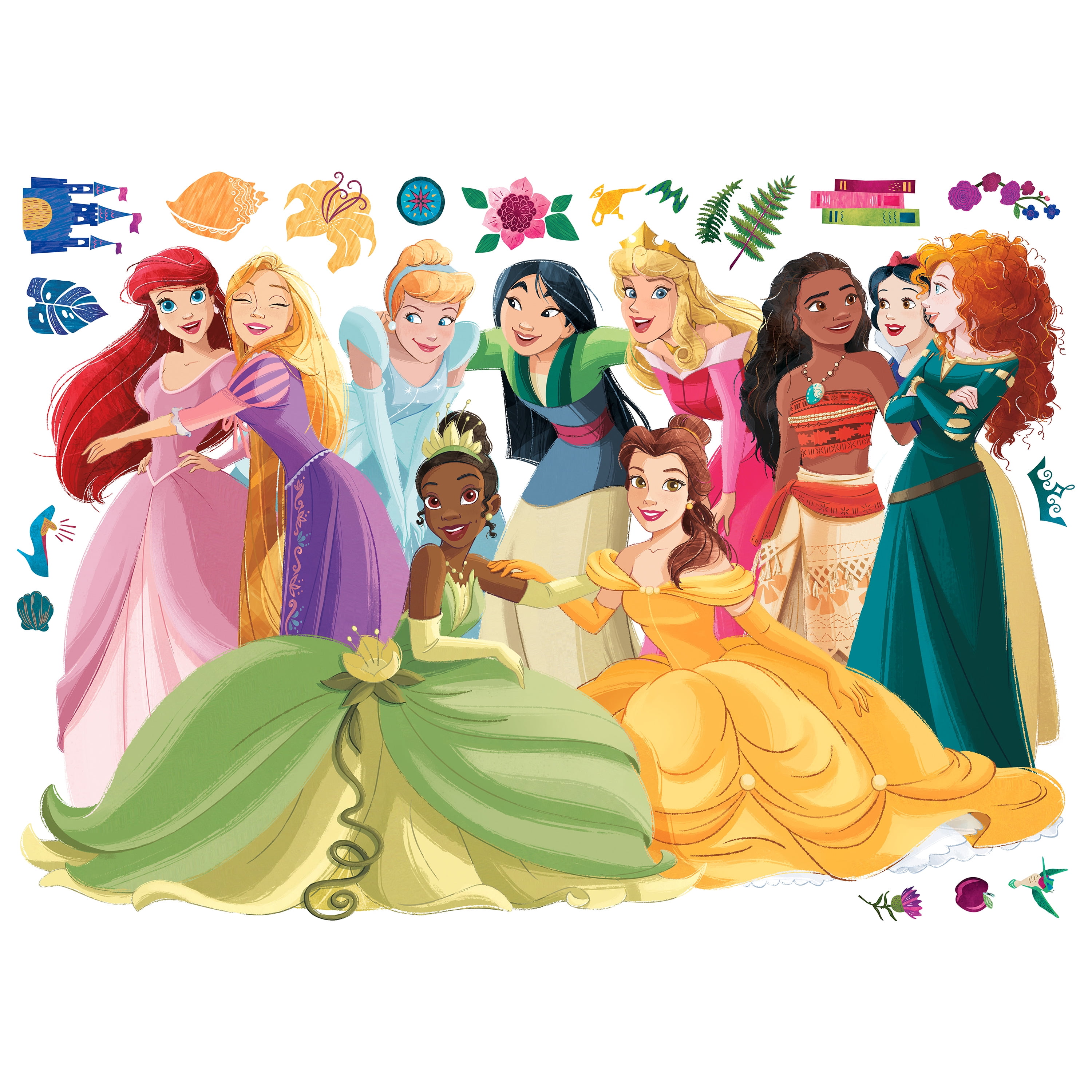 RoomMates Disney Princess Group Extra Large Peel & Stick Wall Decals