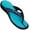 Turquoise-Navy Blue, variant on JMAT-Paragon Men's Waterproof Lightweight Flip Flops, Medium Platform Open Toe, Blue, UK 7