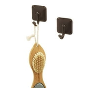 Mainstays Set of 2 Large Bronze Adhesive Hooks