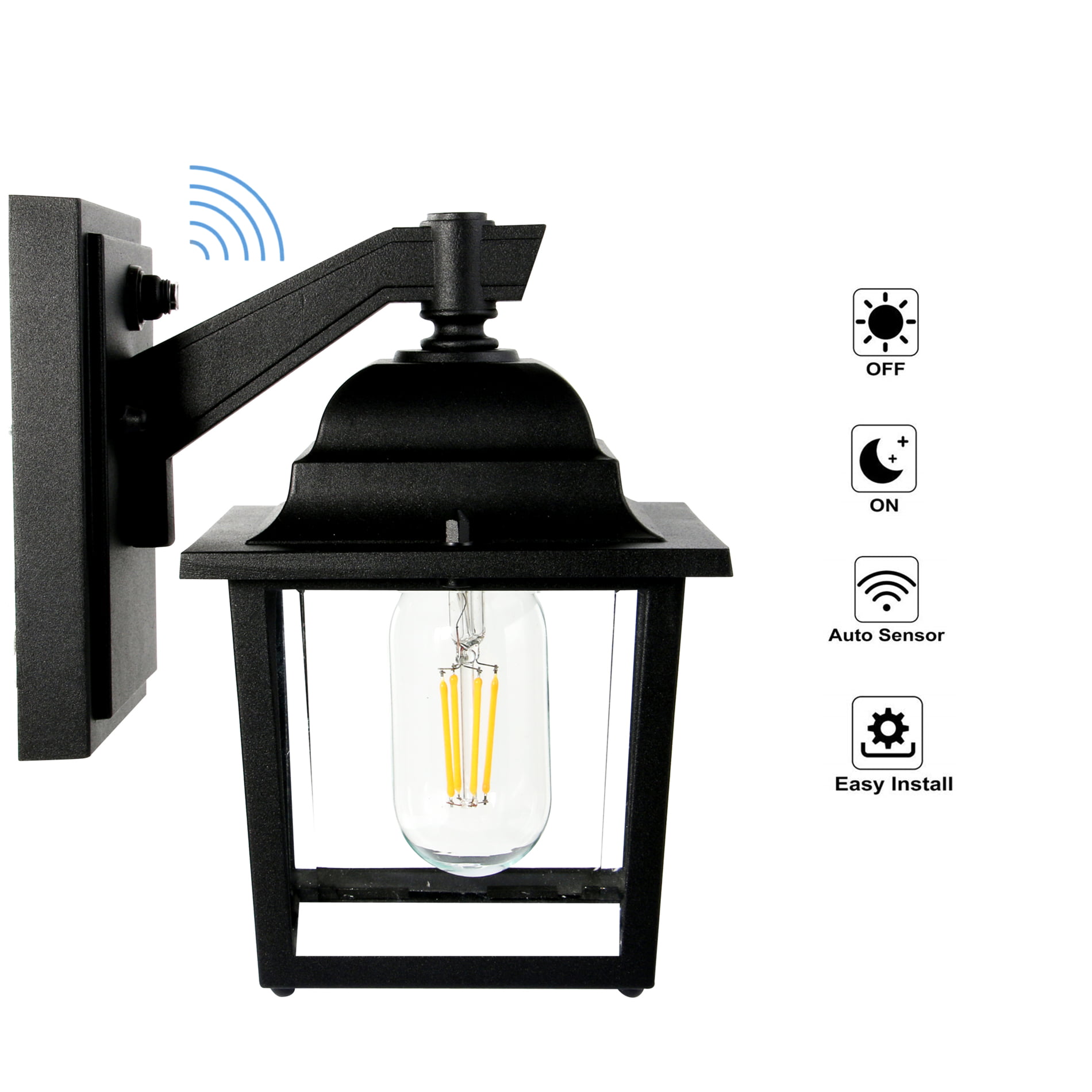 Hll Aob Dask To Dawn Sensor Outdoor, How Do You Install An Outdoor Light Sensor