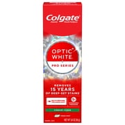 Colgate Optic White Pro Series Vibrant Clean Toothpaste with Teeth Whitening, Mint, 3.0 OZ