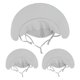 thumbnail image 1 of Gray Outdoor Sports Neck Cover Bicycle Windproof Neck Scarf Summer Sun Protection Ice Silk Cycling Mask, 1 of 5