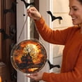 thumbnail image 6 of Halloween Sun Catcher for Window Hanging, 7.4in Acrylic Puzzle Board Ornament for Home Window, Birthday House Warming Gift for Puzzle Lovers by MPOISVA, 6 of 9