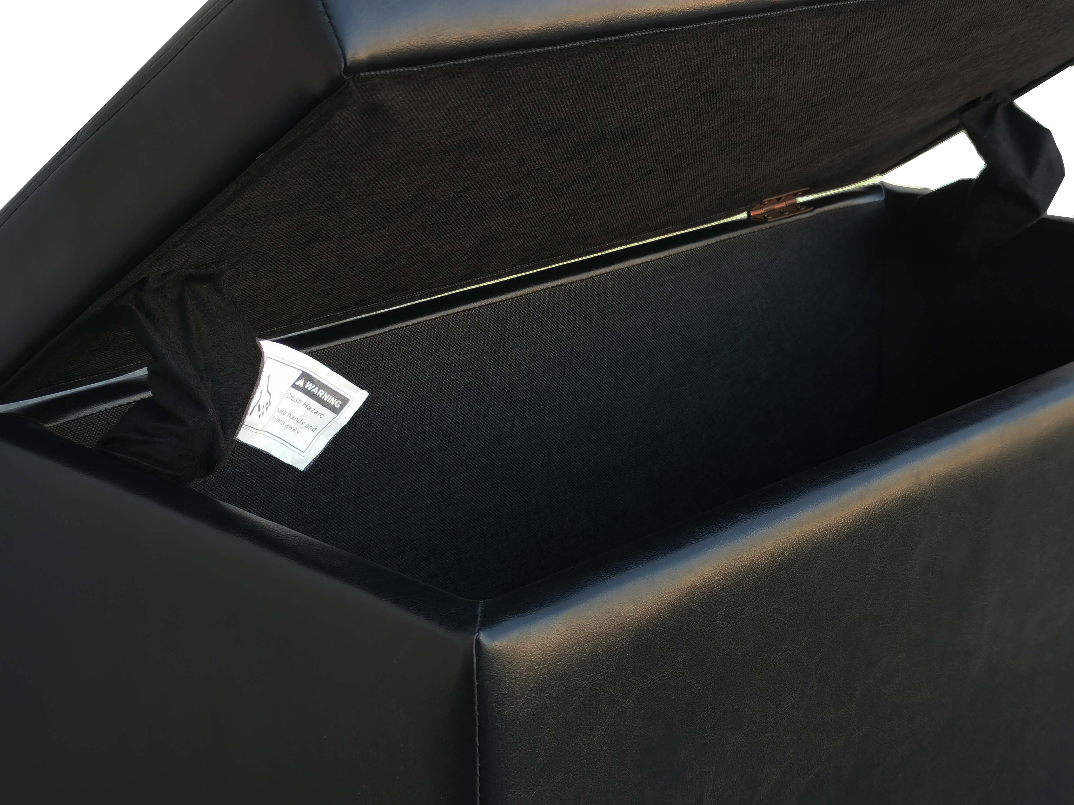 Better homes and gardens cheap faux leather storage ottoman