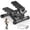 Black, variant on Mini Steppers, Stair Steeper with Resistance Bands for Exercise, Portable Stair Steppers with Low Noise, 300 lbs Weight Capacity, Black