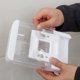 thumbnail image 3 of Luxshiny Wall Mounted Shower Dispenser White Refillable Soap and Shampoo Container, 3 of 8