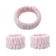 thumbnail image 4 of Conjunto SPA Yuyangstore diadema y muñequeras faciales Rosa claro, 4 of 7
