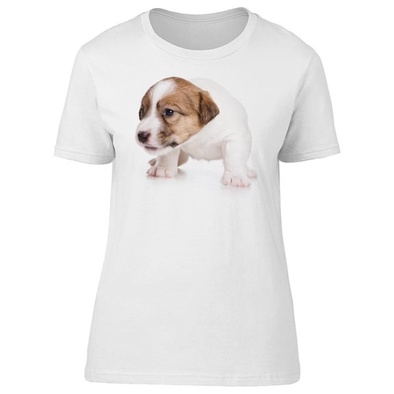 Beautiful Puppy Jack Russell T-Shirt Women -Image by Shutterstock, Female Medium