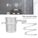thumbnail image 5 of Soporte para secador de pelo, herramientas de peinado para montaje en pared, organizador de almacenamiento, soporte colgante con taza, 5 of 8