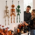 thumbnail image 4 of Outdoor Halloween Decorations, Large Skeleton Halloween Decor Hanging Halloween Decorations Outdoor, for Lawn, Porch, Window and Halloween Trunk Or Treat Scenes, to Add Immersive, 4 of 4
