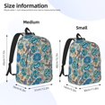 thumbnail image 2 of Balery Vintage Floral Butterflies Mochila Clásica Impresa Básica para Viaje, Mochila Escolar Resistente al Agua, Mochila de Lona con Correas Ajustables-Small, 2 of 5