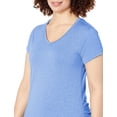 thumbnail image 3 of Camiseta deportiva Heathered Performance con cuello en V de Shirt Hanes XL, 3 of 4