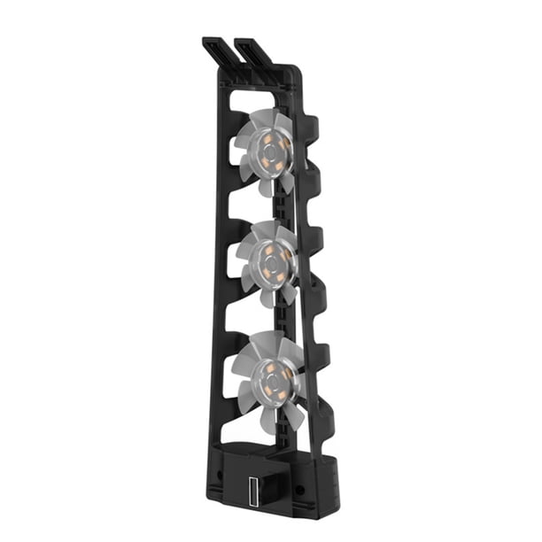 Ventilador de refrigeración para consola de juegos DC 5V 5500±1100 RPM Luz azul LED con puerto USB