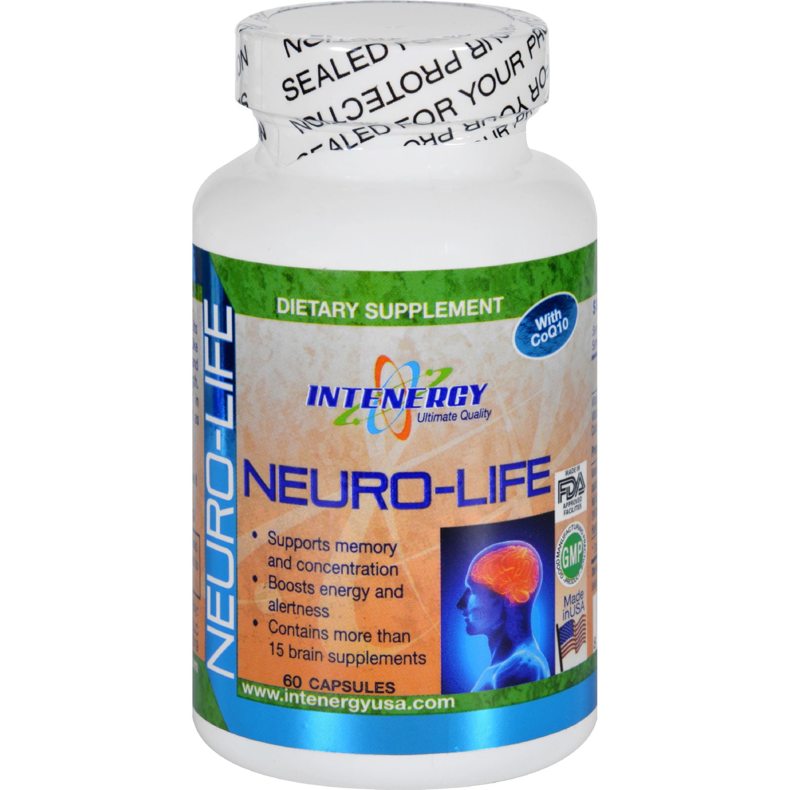 Intenergy Neuro-Life - with CoQ10 - 60 Capsules